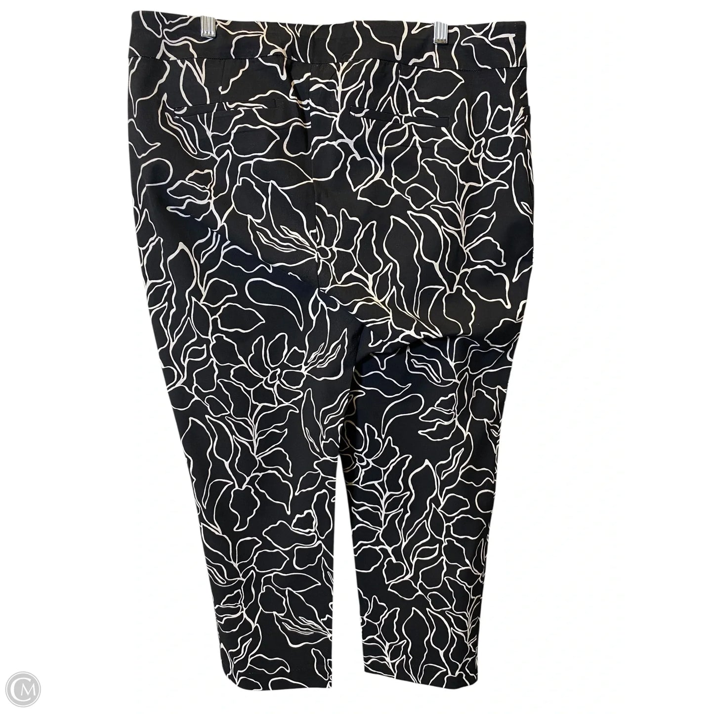 Capris By Chicos In Black & White, Size: 16