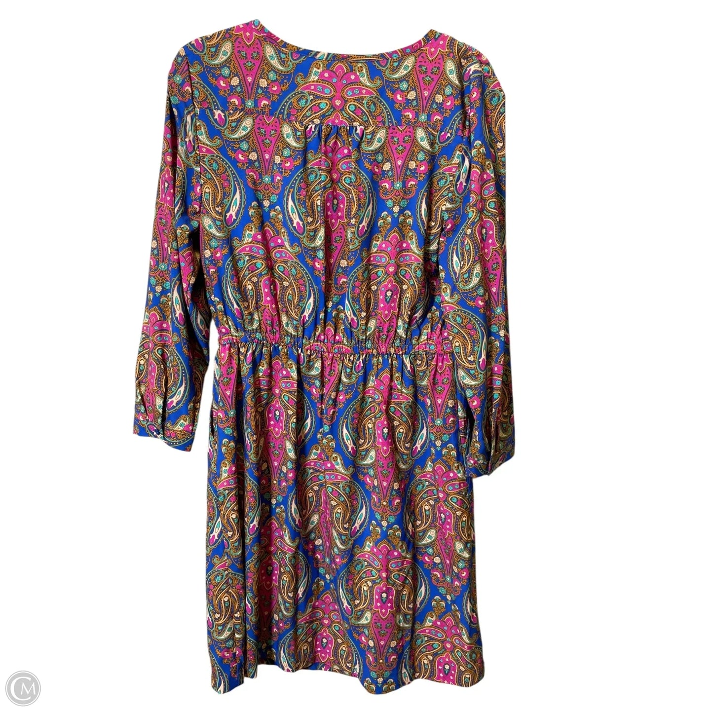 Dress Casual Midi By Merona In Multi-colored, Size: L