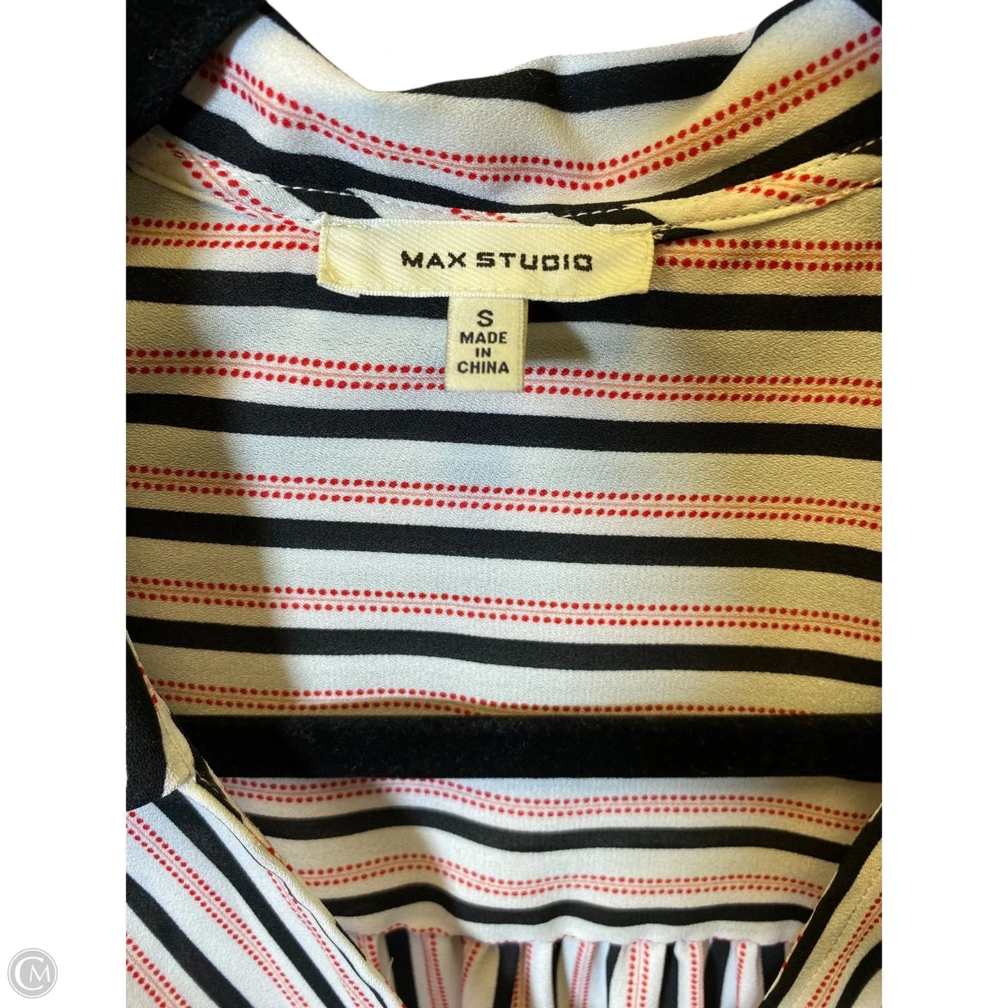 Top Long Sleeve By Max Studio In Multi-colored, Size: S