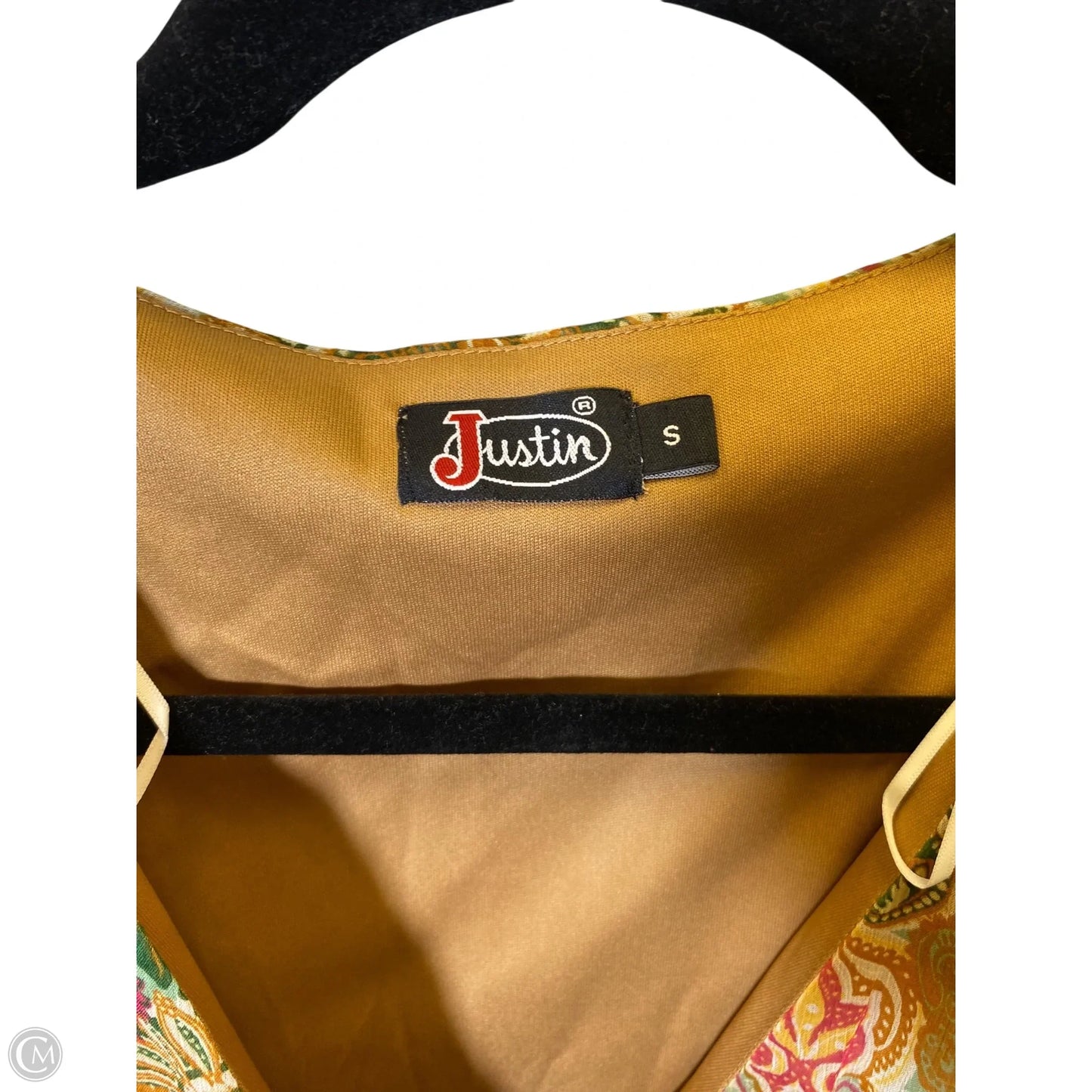 Dress Casual Maxi By Justin In Multi-colored, Size: S