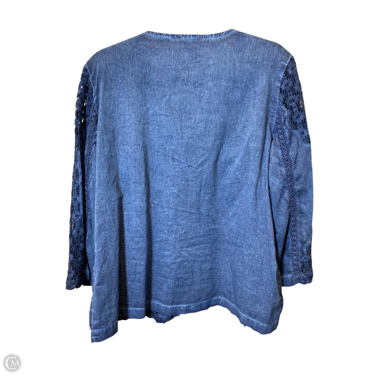 Cardigan By Chicos In Blue, Size: L