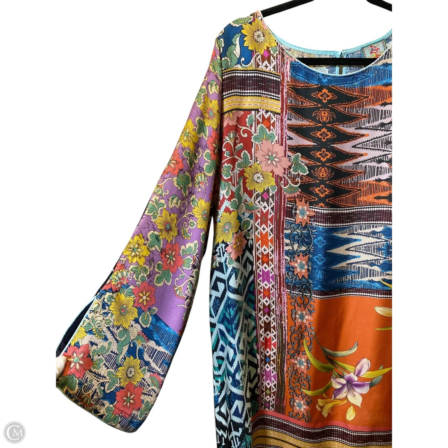 Dress Party Midi By Johnny Was In Multi-colored, Size: L