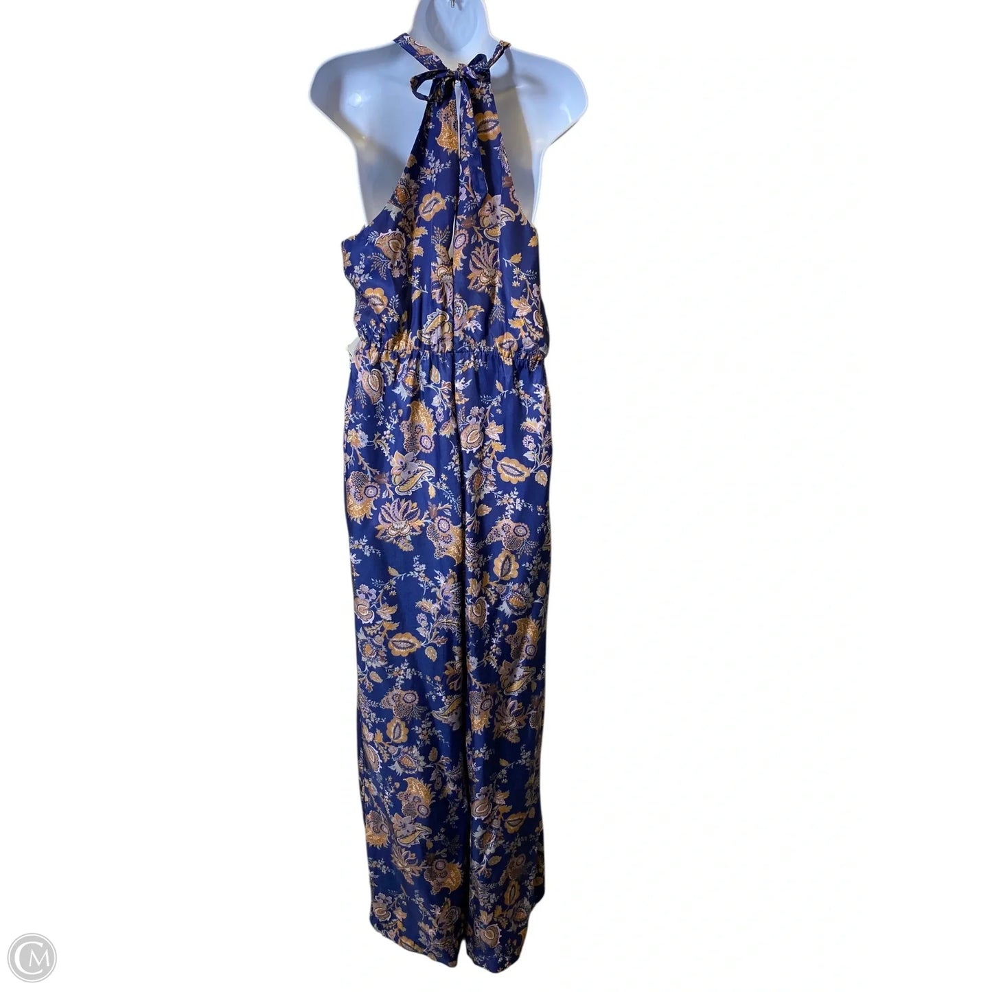 Jumpsuit By Anthropologie In Floral Print, Size: L
