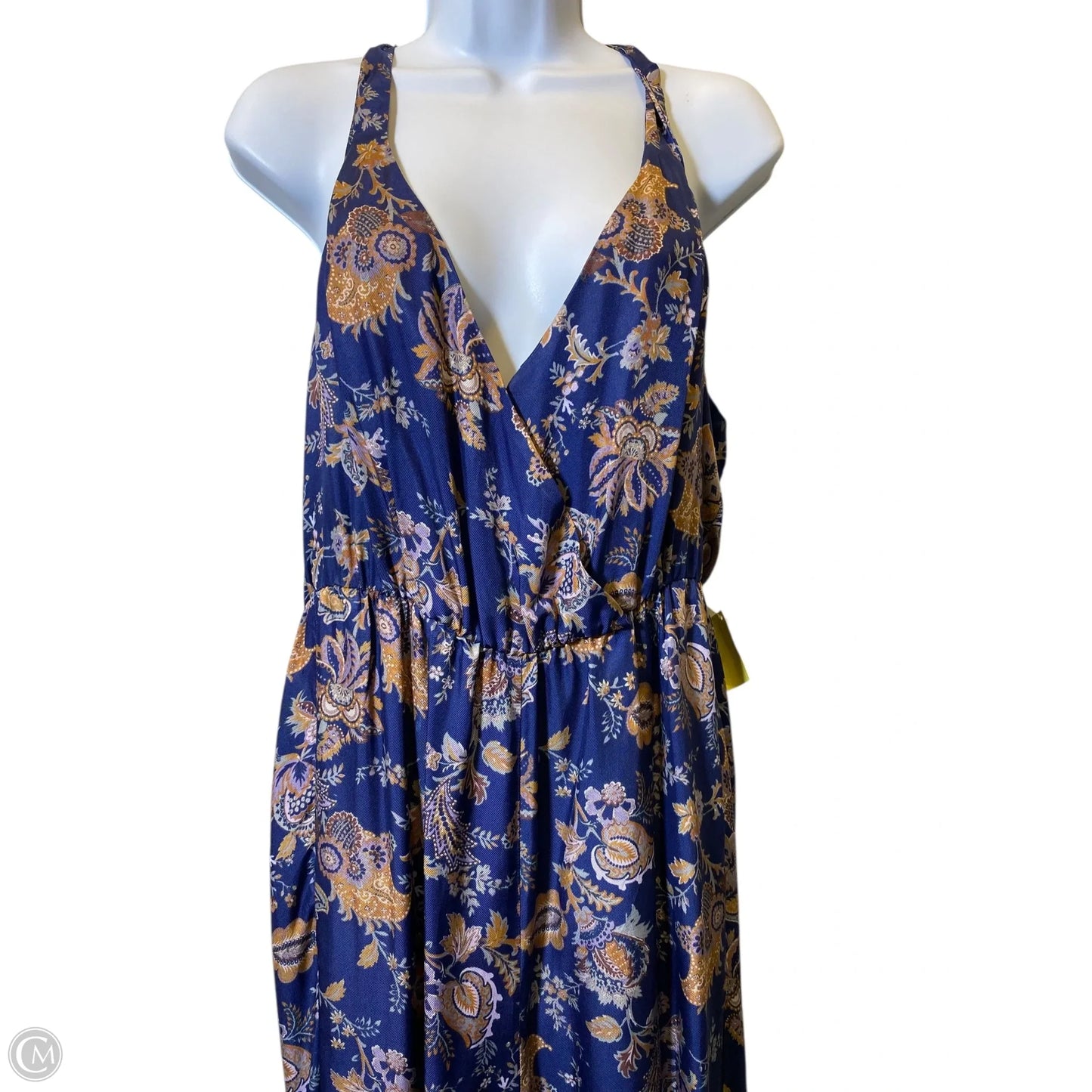Jumpsuit By Anthropologie In Floral Print, Size: L