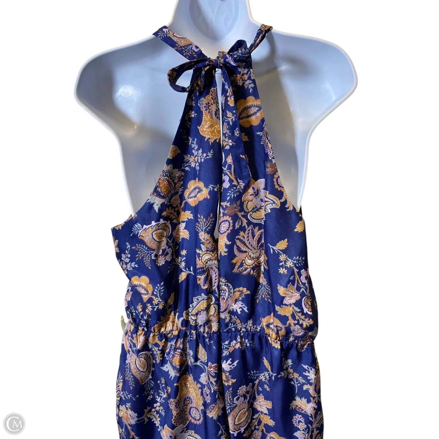 Jumpsuit By Anthropologie In Floral Print, Size: L