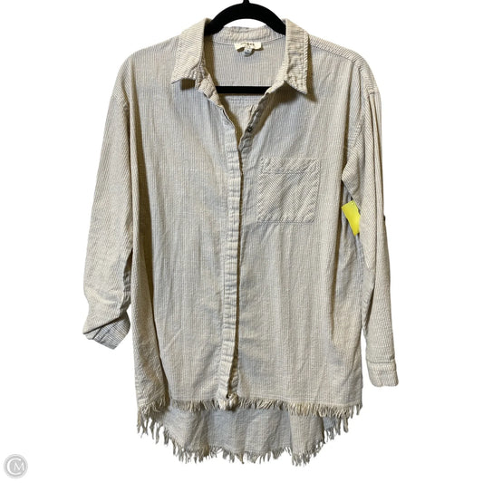 Top Long Sleeve By Umgee In Beige, Size: S