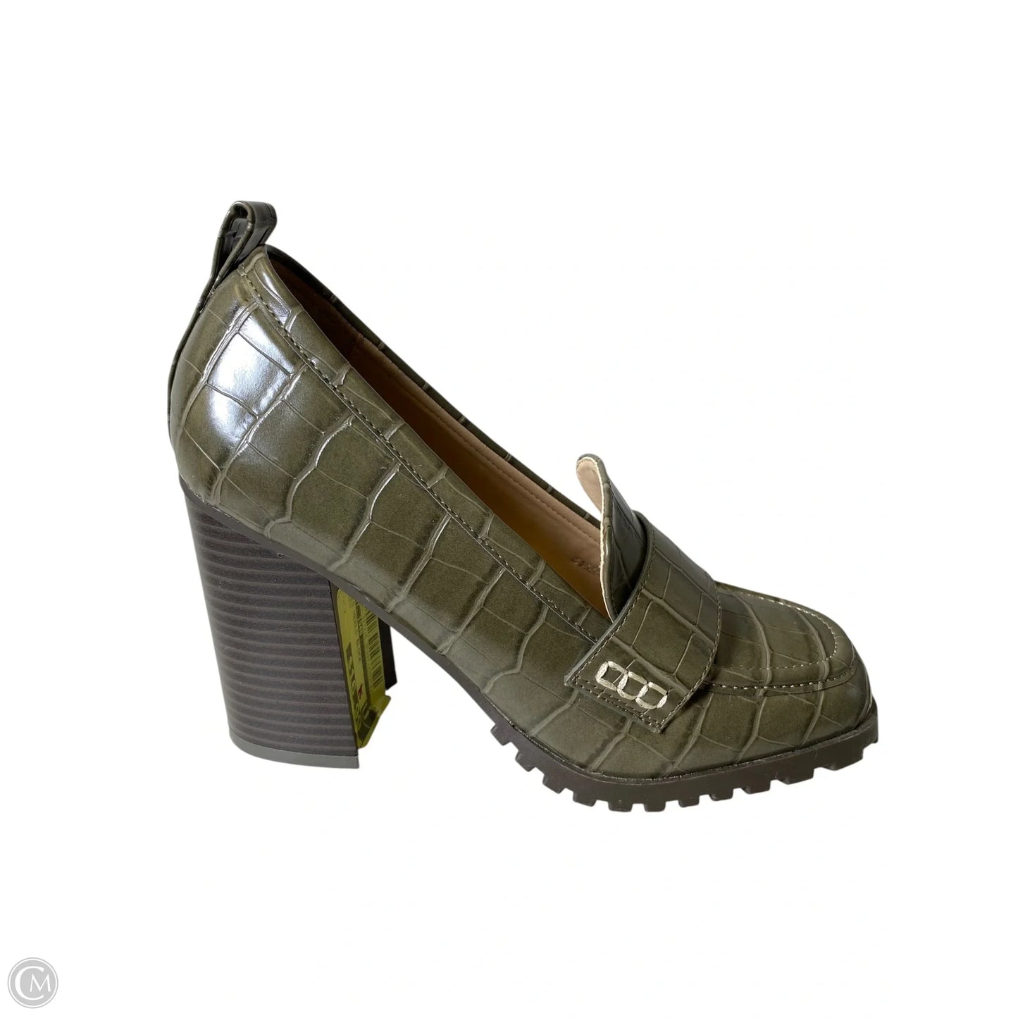 Shoes Heels Block By C Est. 1946 In Green, Size: 7