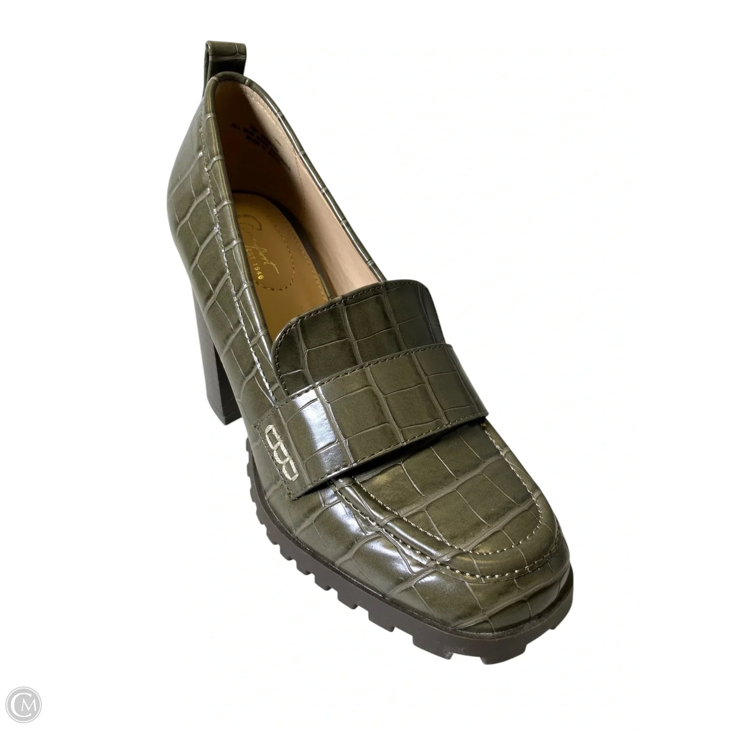 Shoes Heels Block By C Est. 1946 In Green, Size: 7