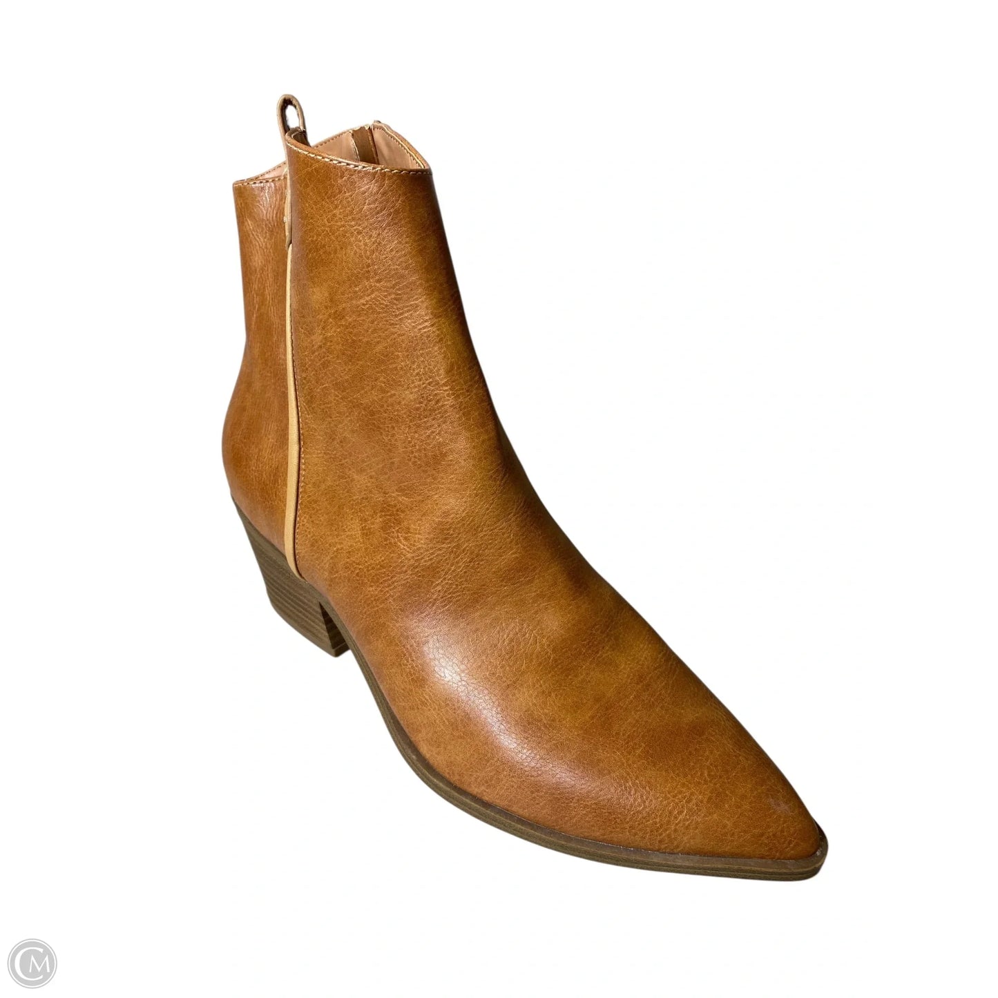 Boots Ankle Heels By Universal Thread In Brown, Size: 11