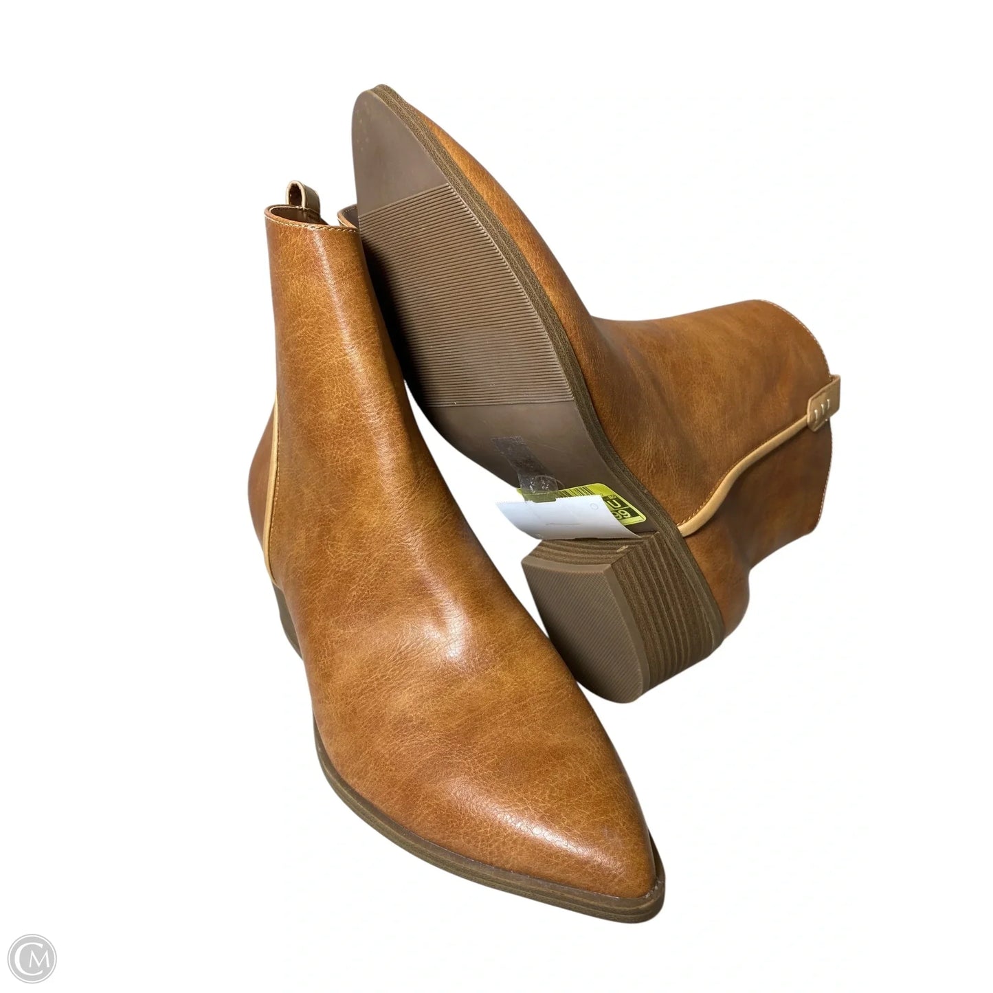 Boots Ankle Heels By Universal Thread In Brown, Size: 11