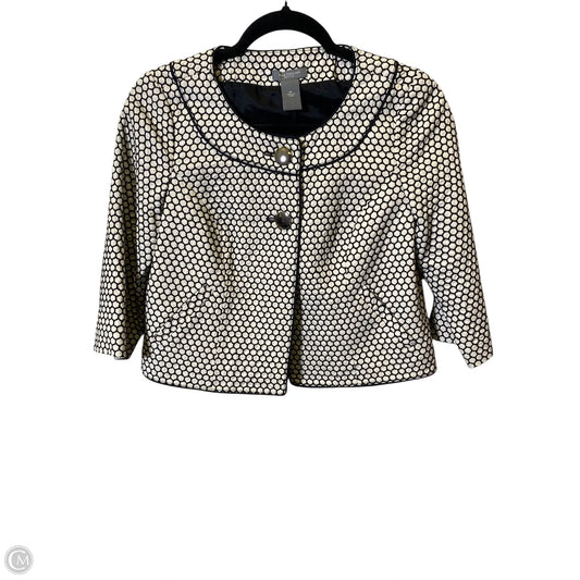 Blazer By Ann Taylor In Black & White, Size: 0