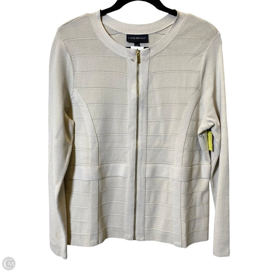 Jacket Other By Lane Bryant In Beige, Size: Xl