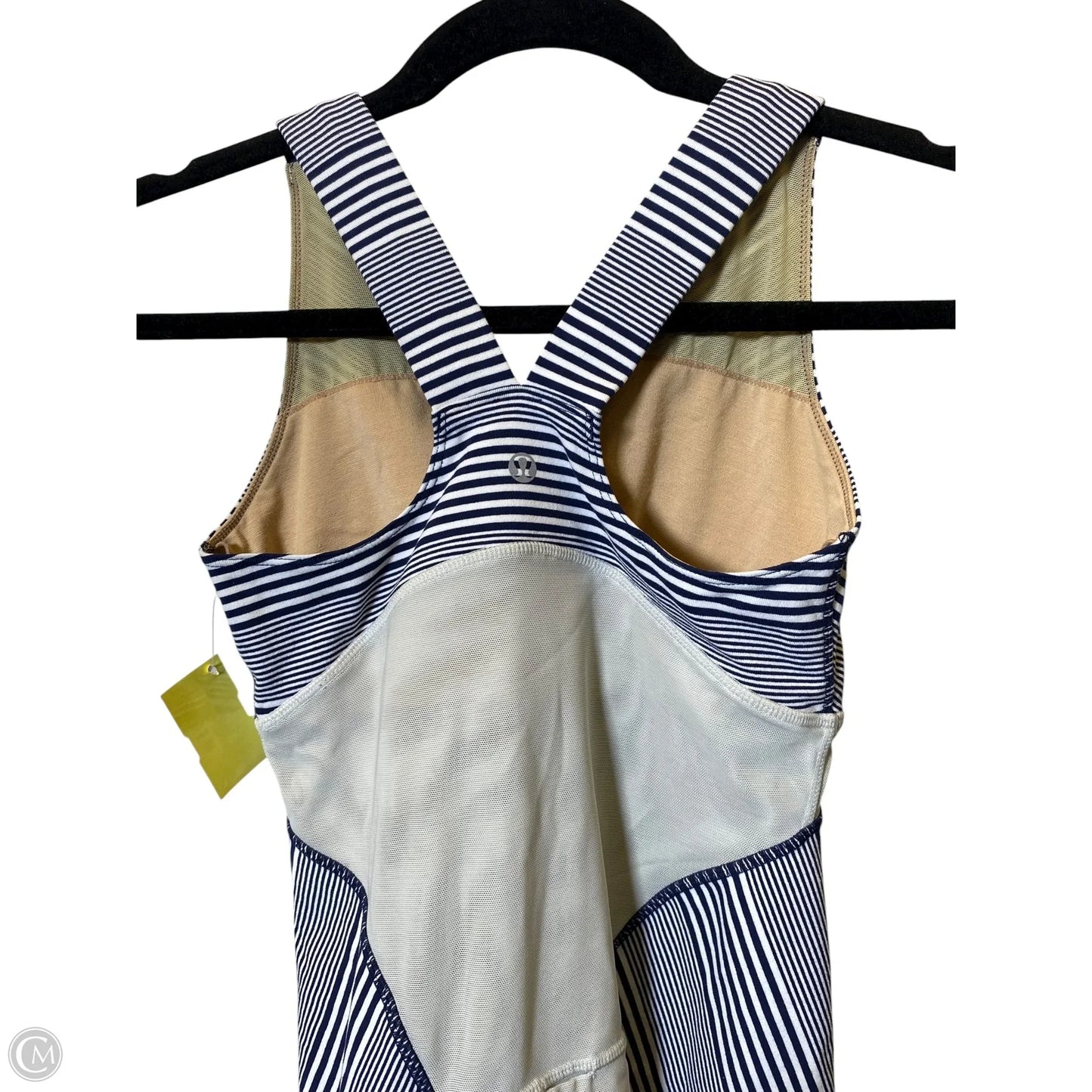 Athletic Tank Top By Lululemon In Striped Pattern, Size: 6