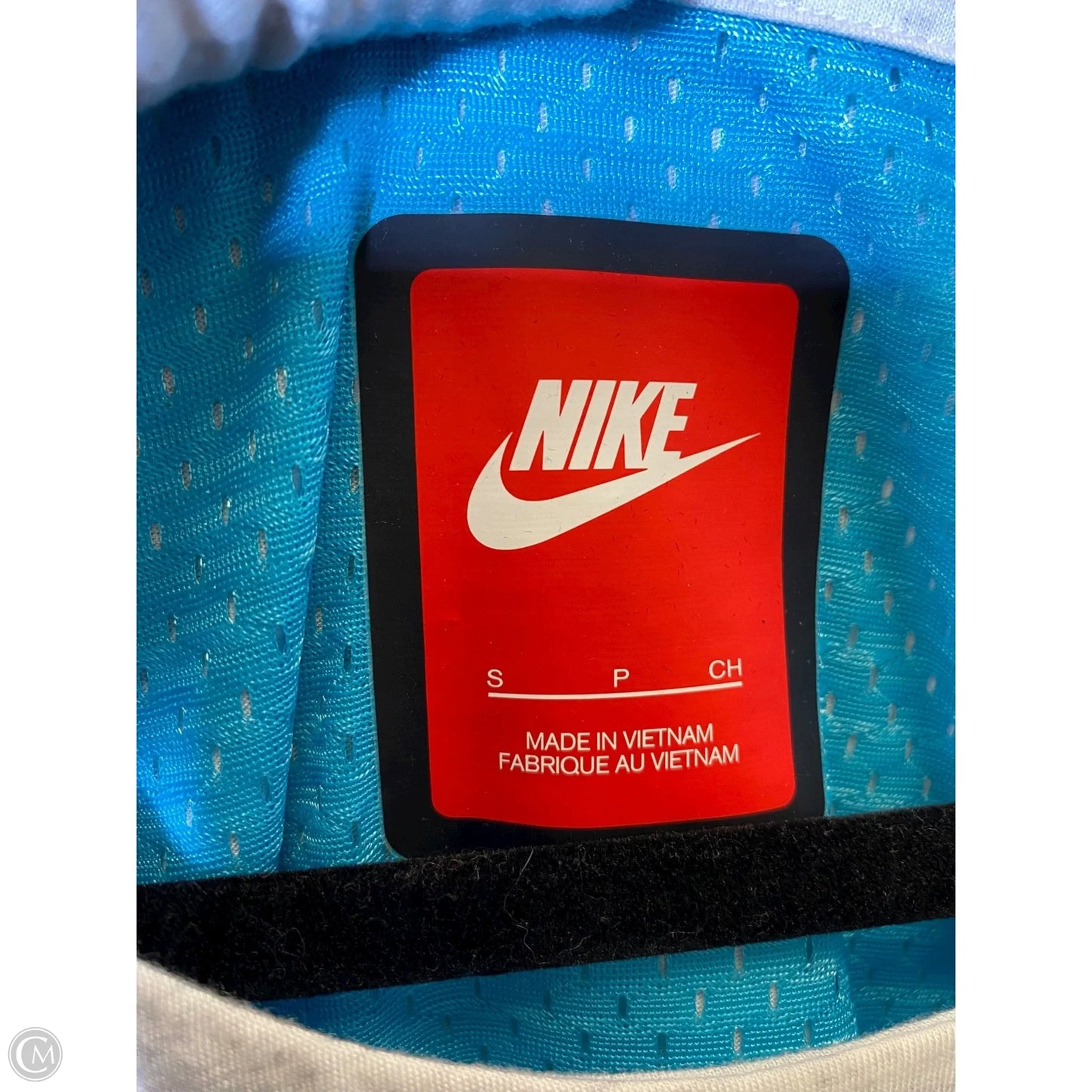 Athletic Dress By Nike In Blue & Grey, Size: S