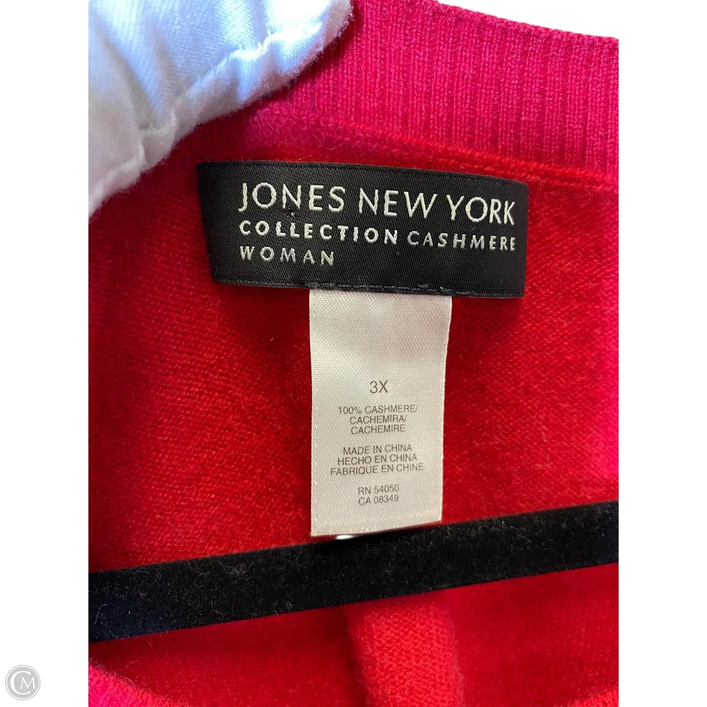 Sweater By Jones New York In Red, Size: 3x