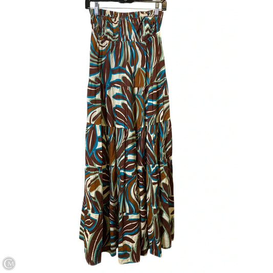 Dress Casual Maxi By Anthropologie In Multi-colored, Size: Xxs