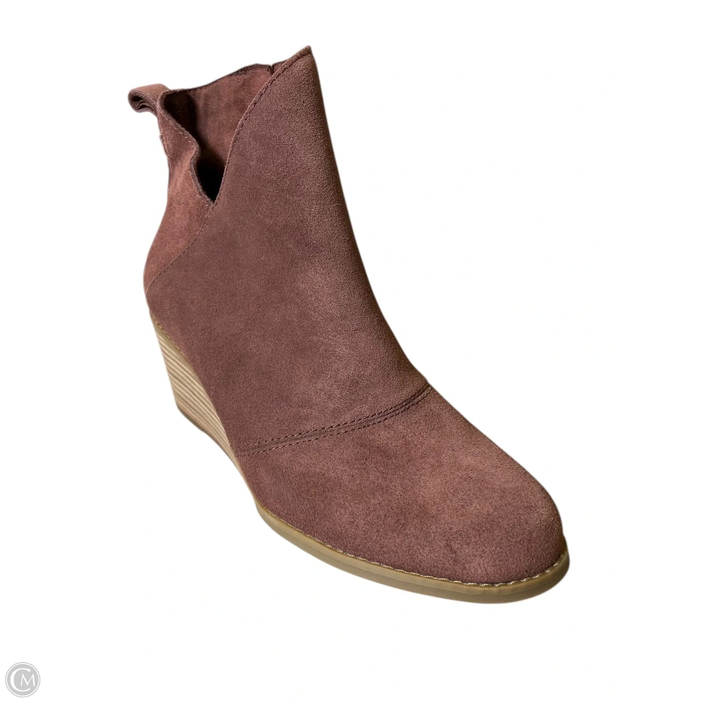 Shoes Heels Wedge By Toms In Brown, Size: 7.5