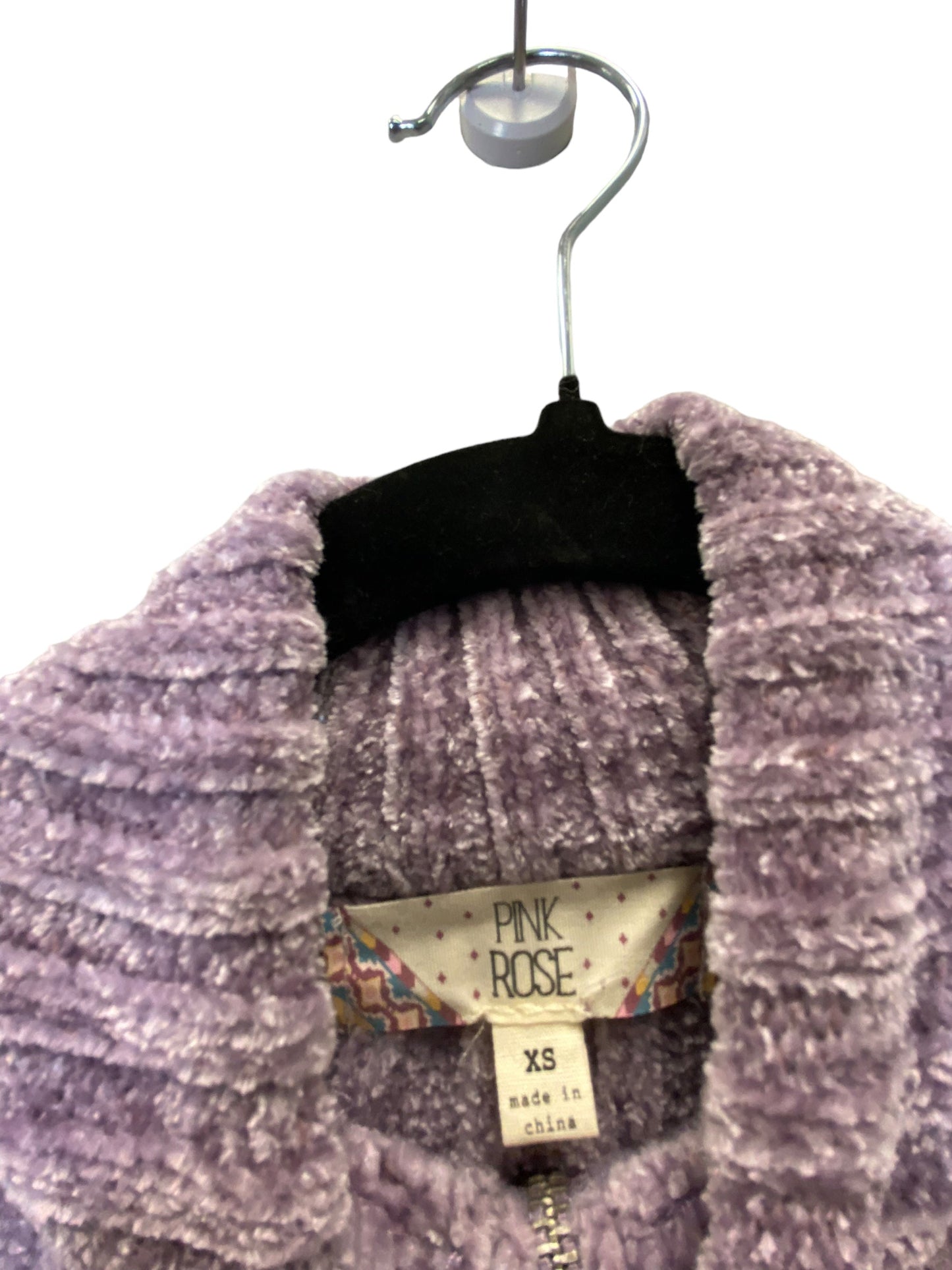 Sweater By Pink Rose In Purple, Size: Xs