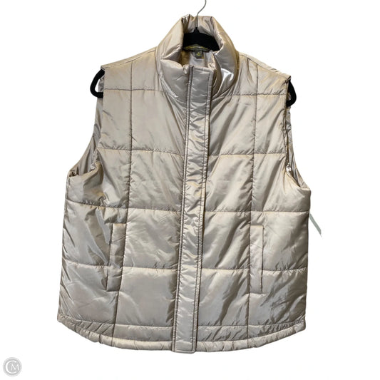 Vest Puffer & Quilted By Clothes Mentor In Beige, Size: S