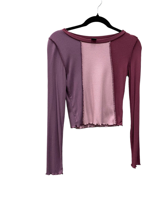 Top Long Sleeve By Wild Fable In Purple, Size: Xs