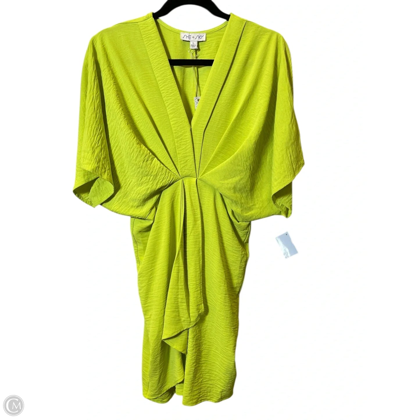 Dress Casual Midi By She + Sky In Green, Size: L