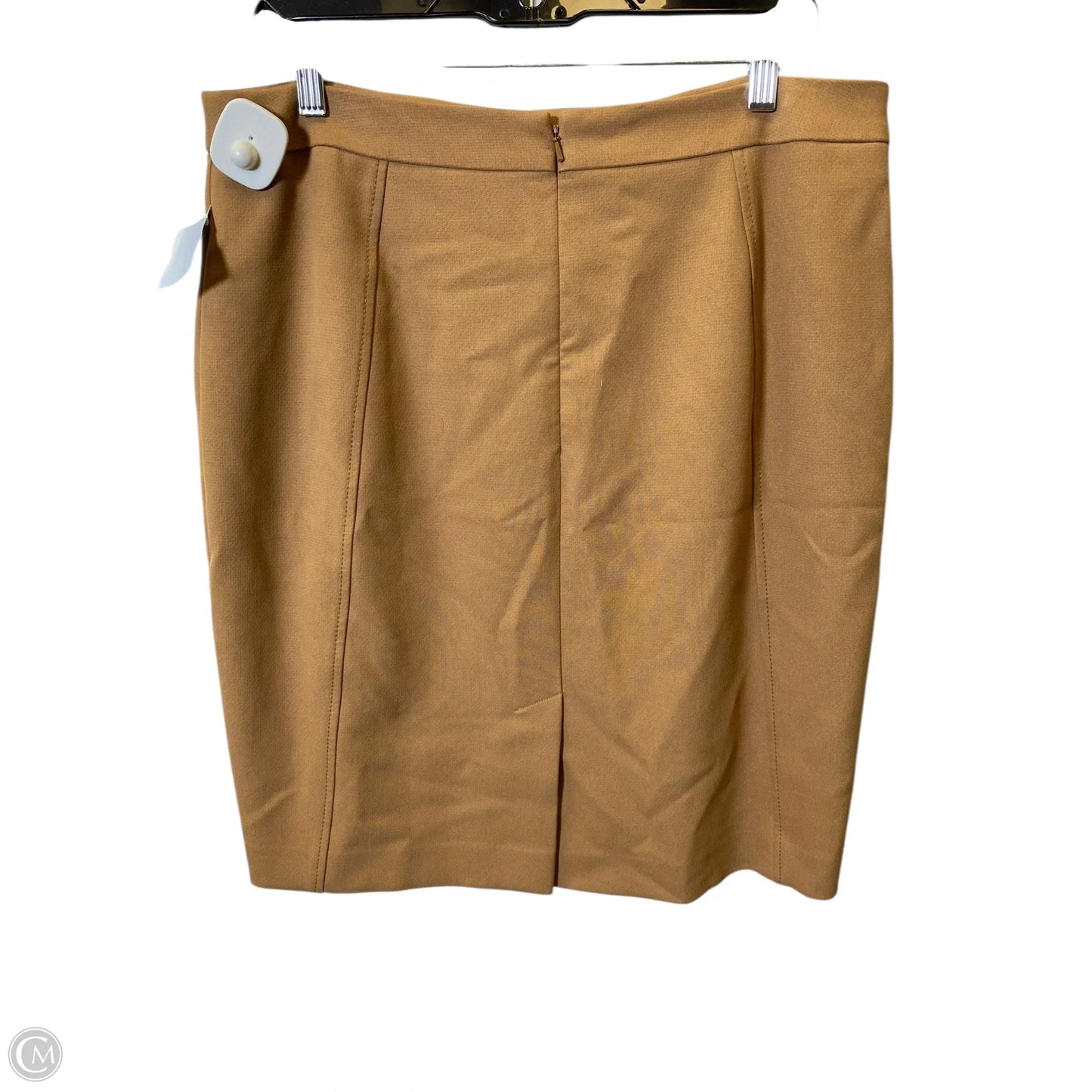 Skirt Midi By Halogen In Beige, Size: 14