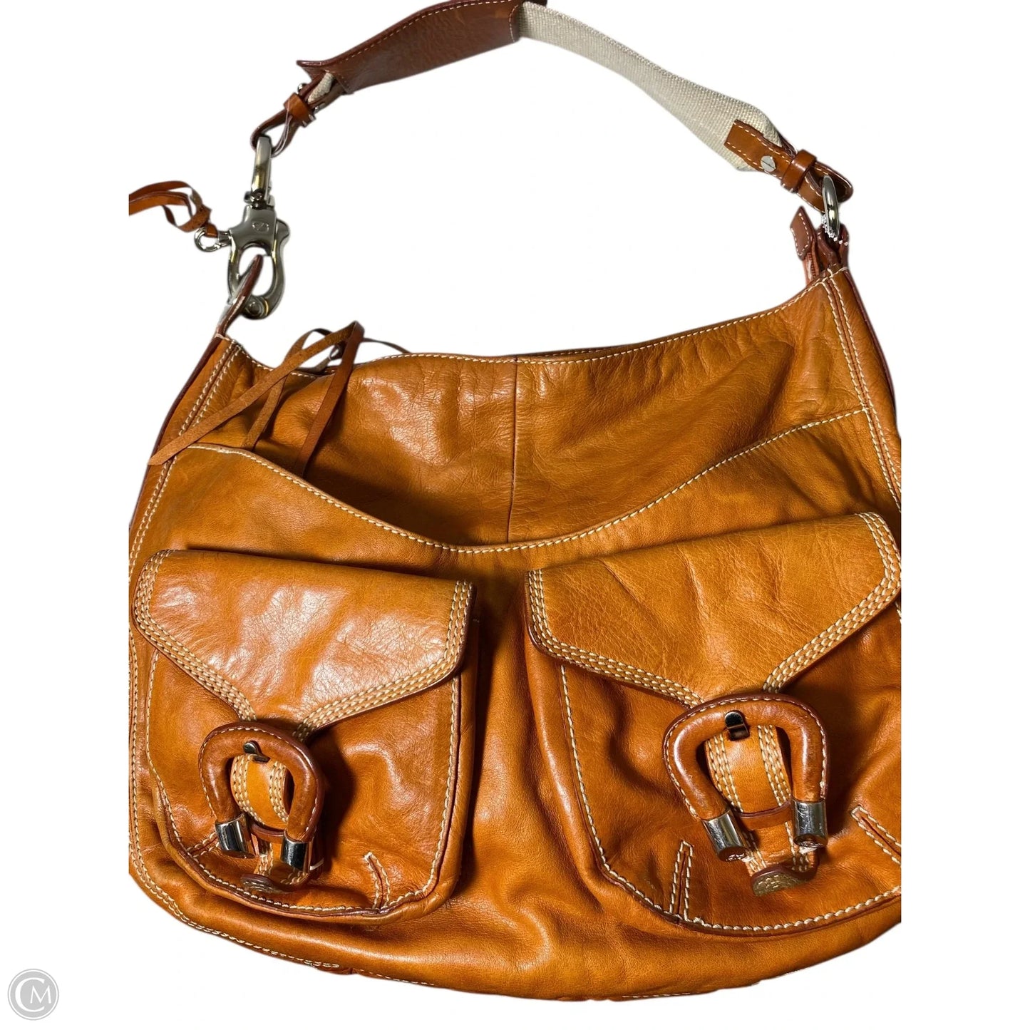 Handbag Designer By Francesco Biasia , Size: Large