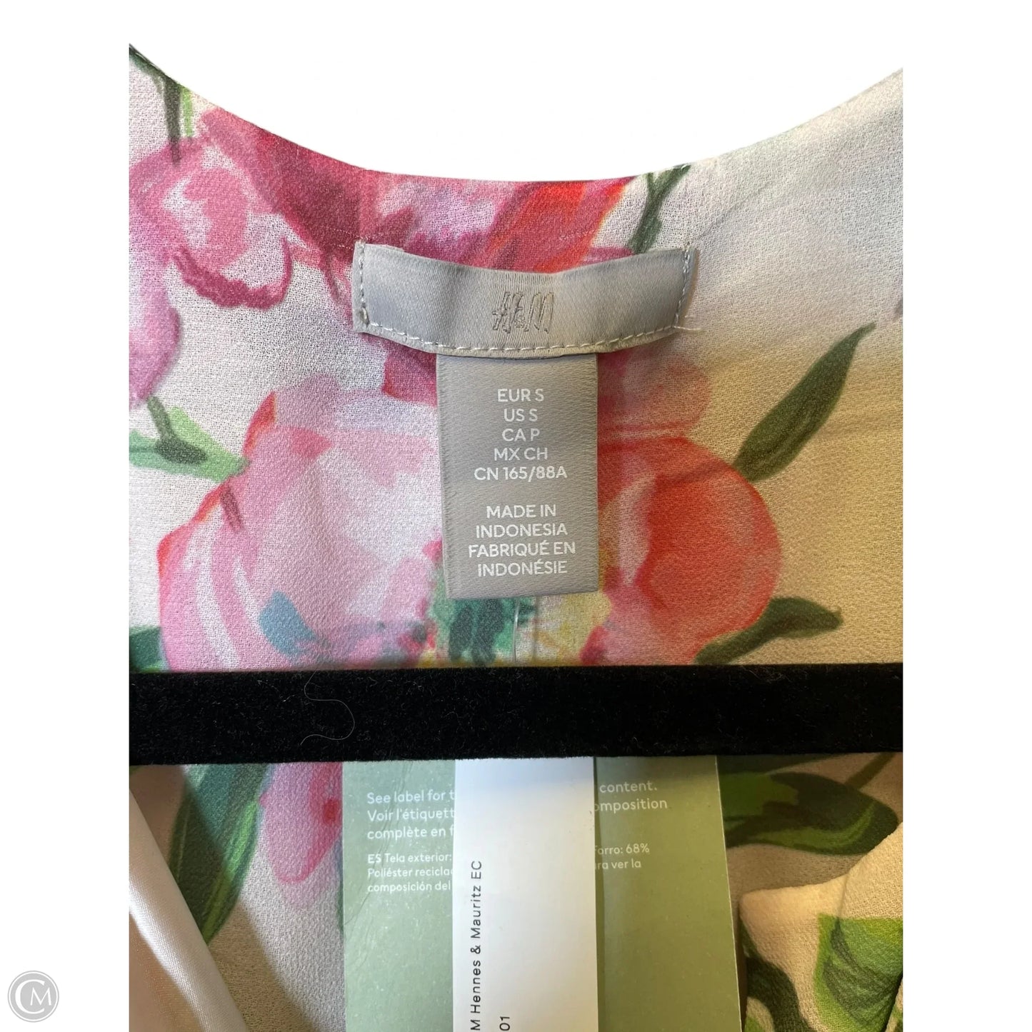 Dress Party Long By H&m In Floral Print, Size: S