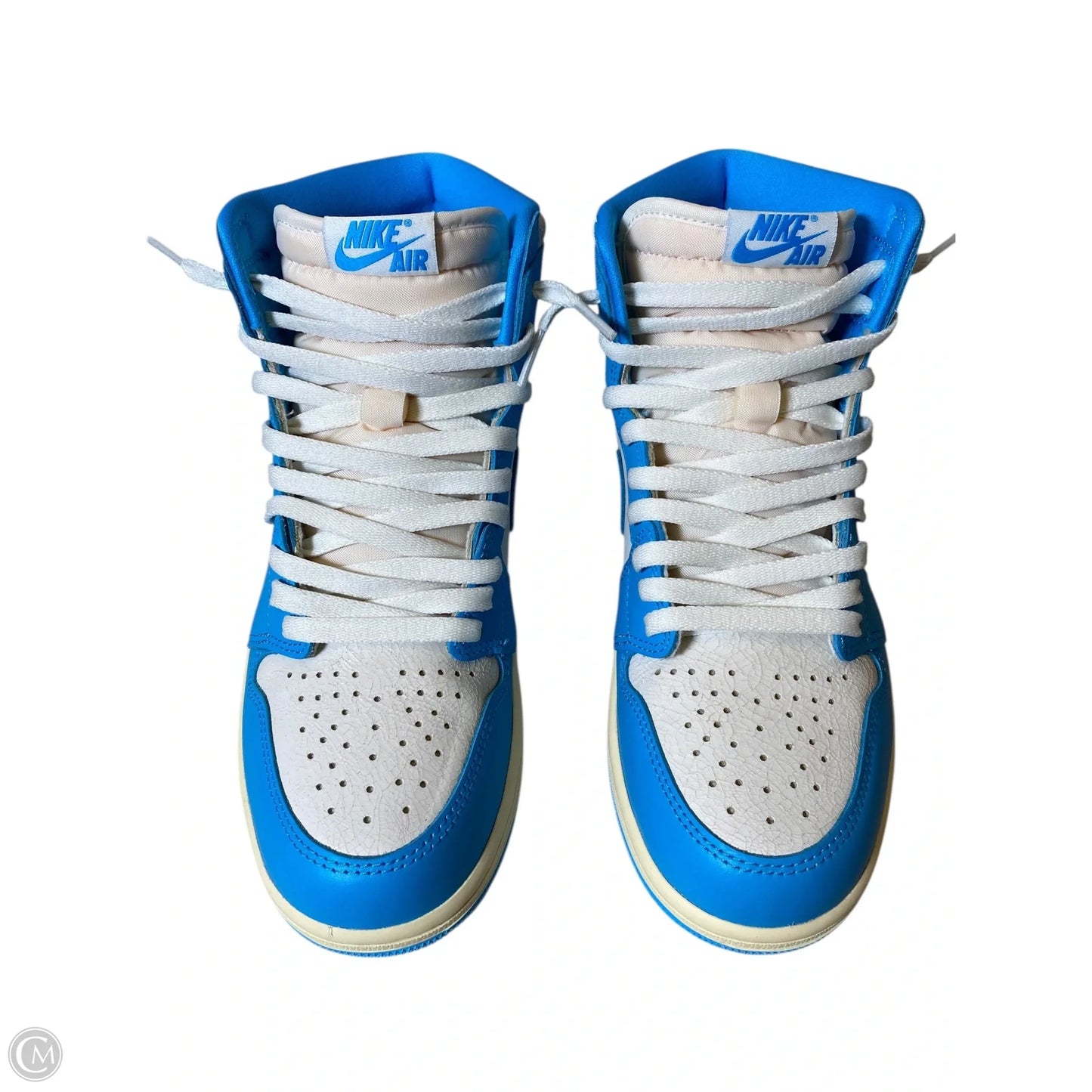 Shoes Sneakers By Nike In Blue & White, Size: 9.5