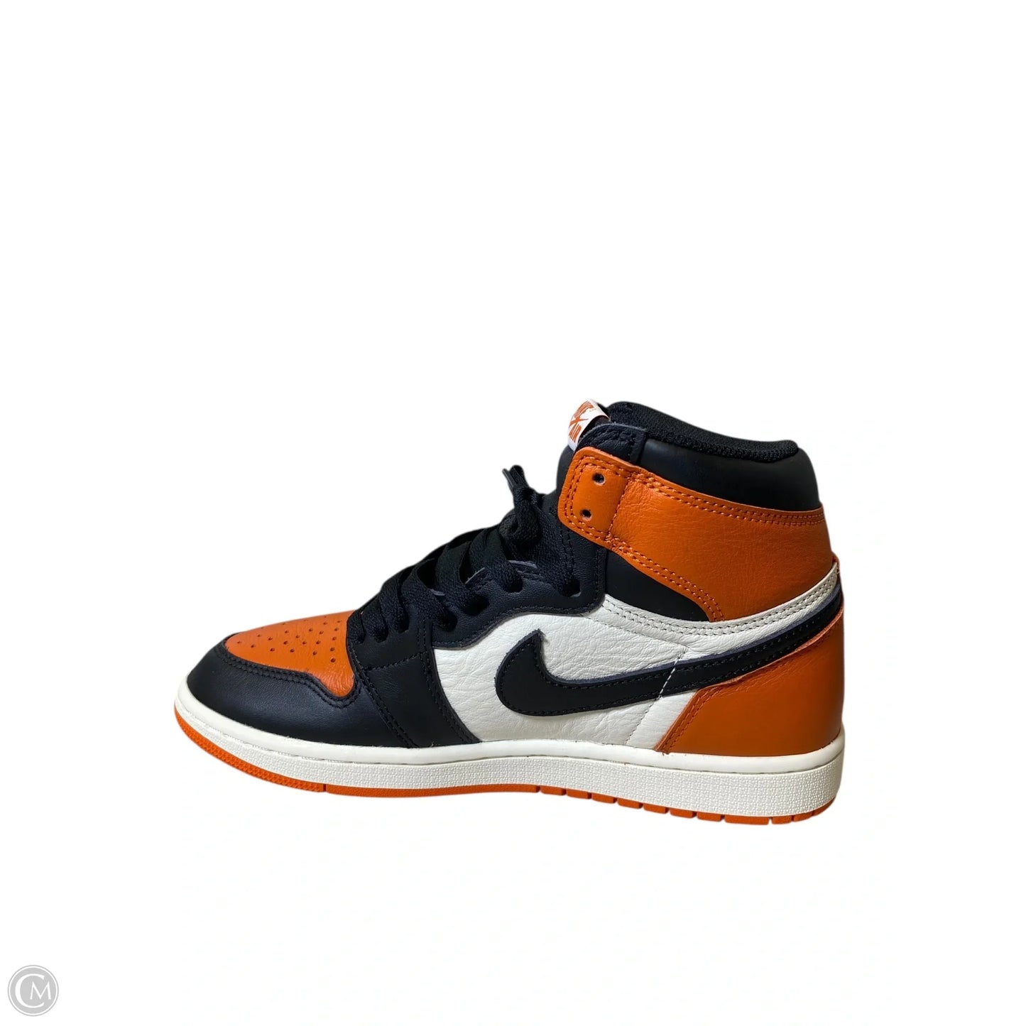 Shoes Sneakers By Nike In Black & Orange, Size: 9.5
