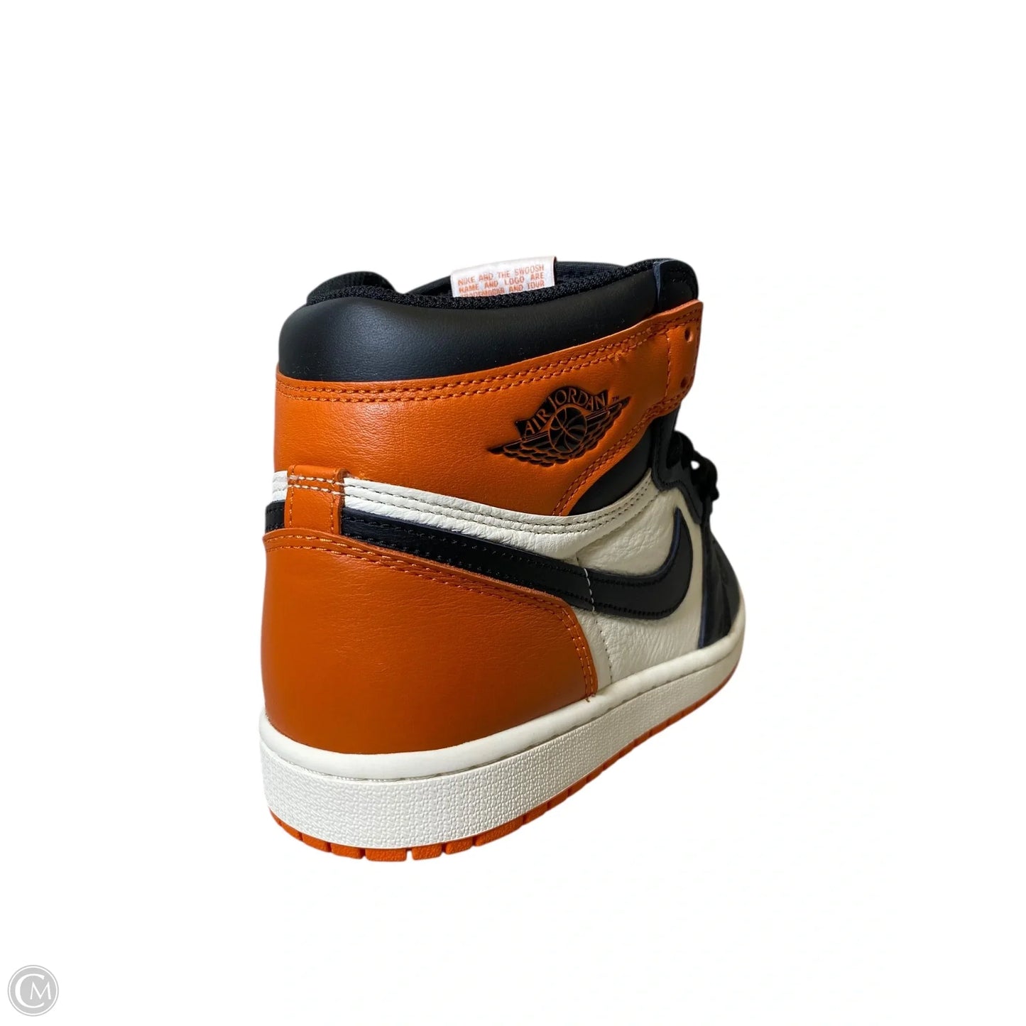 Shoes Sneakers By Nike In Black & Orange, Size: 9.5
