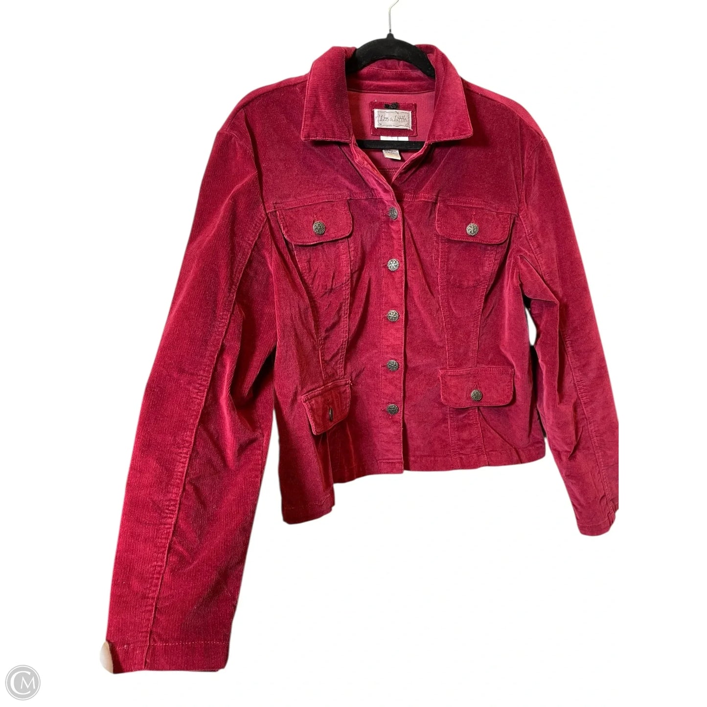 Jacket Other By Live A Little In Maroon, Size: Xl