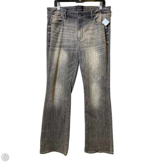 Jeans Boot Cut By White House Black Market In Grey Denim, Size: 14