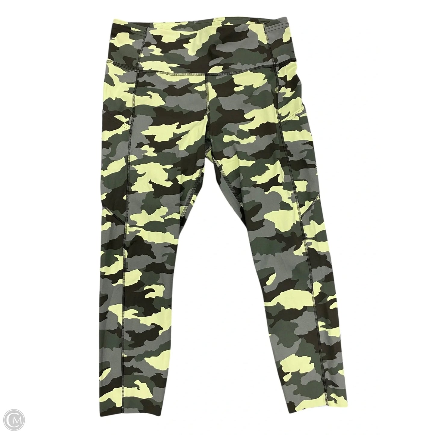 Athletic Leggings Capris By Lululemon In Camouflage Print, Size: 12