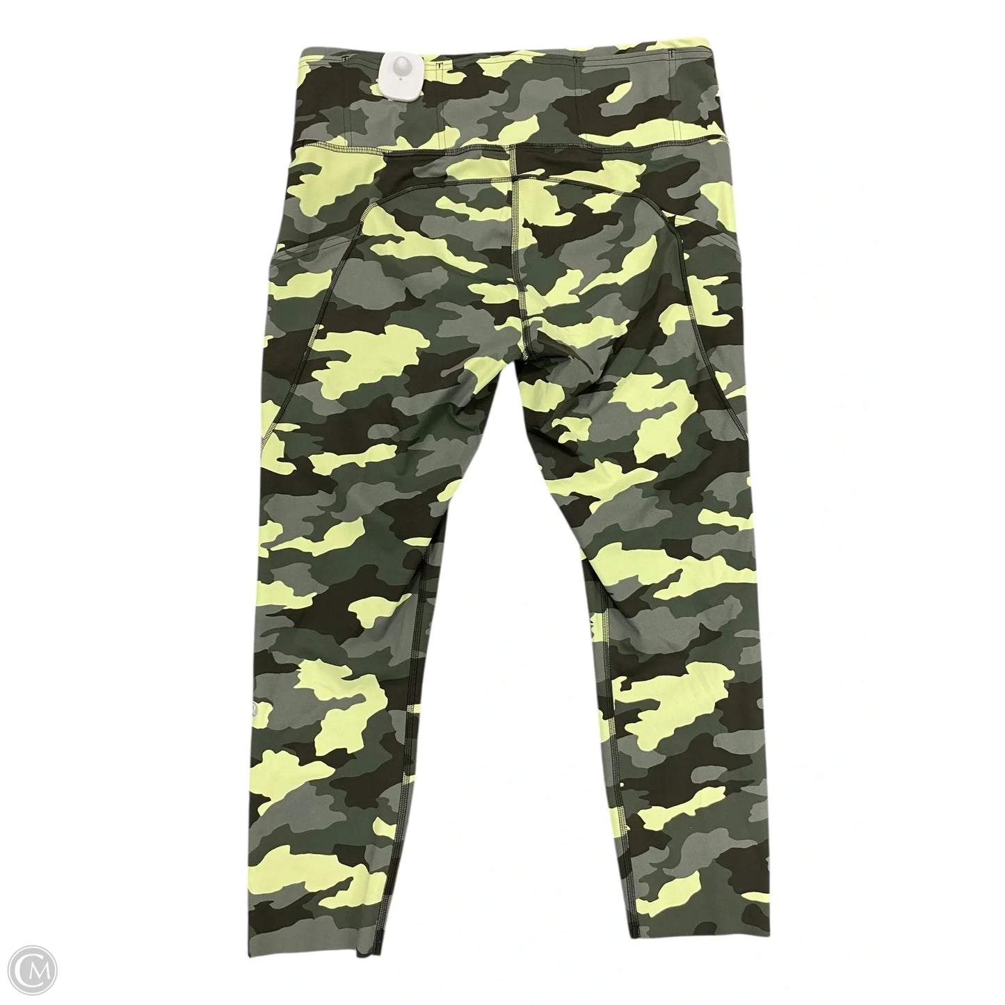 Athletic Leggings Capris By Lululemon In Camouflage Print, Size: 12