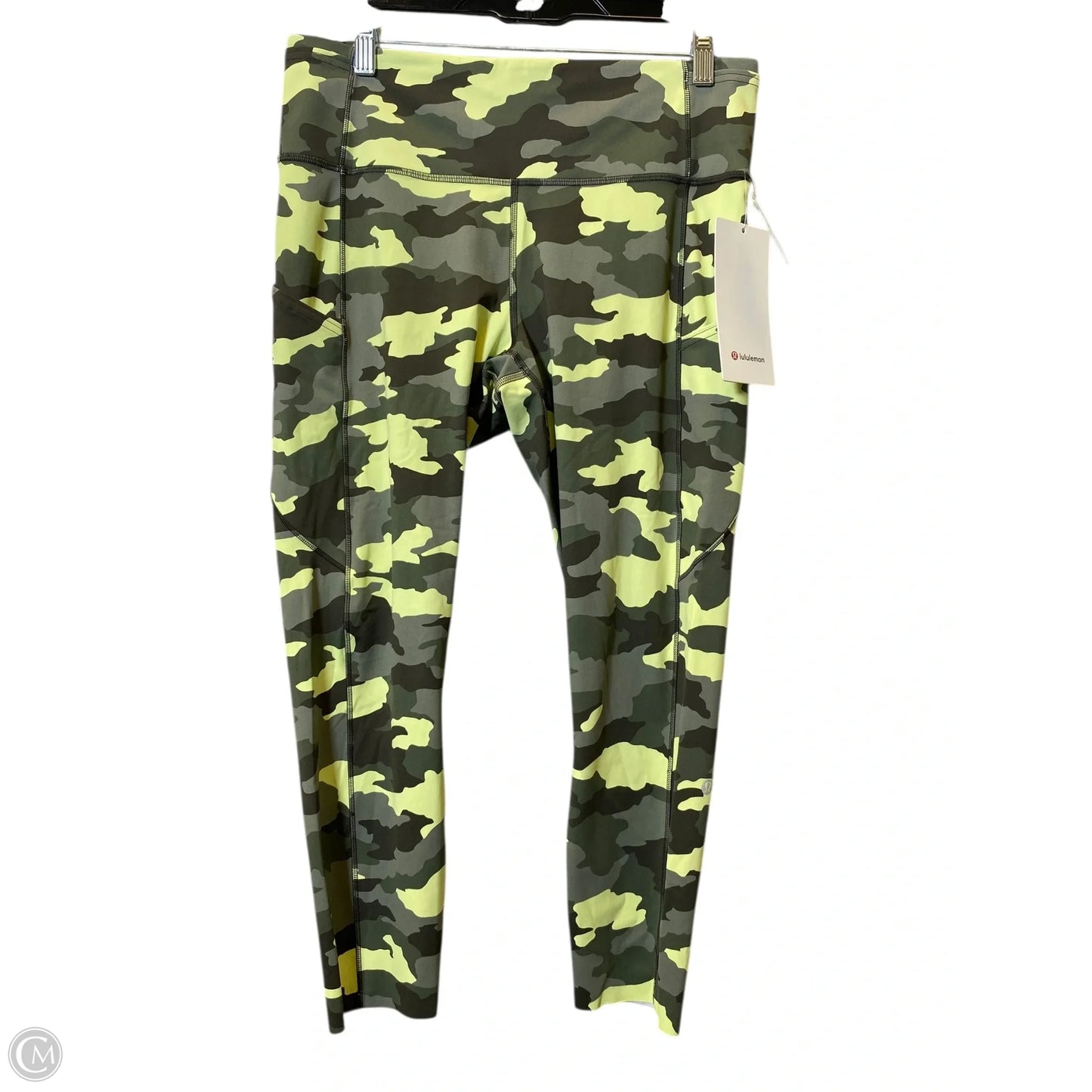 Athletic Leggings Capris By Lululemon In Camouflage Print, Size: 12