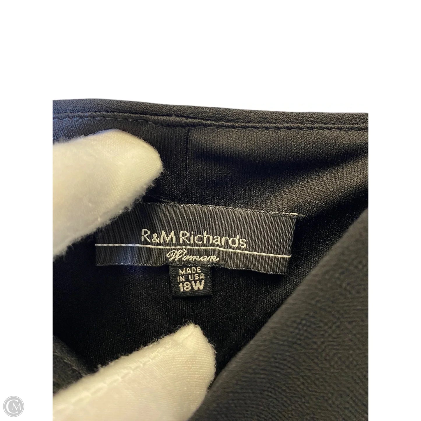 Dress Party Long By R And M Richards In Black, Size: 18