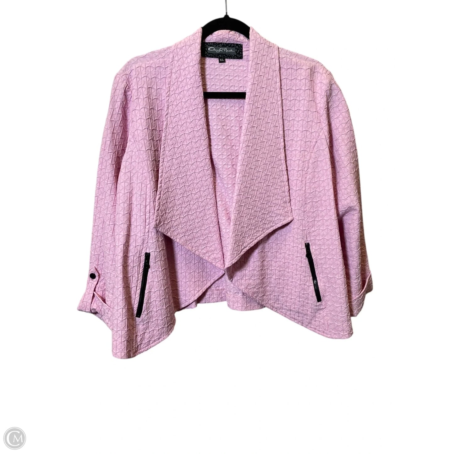 Blazer By Clothes Mentor In Pink, Size: Xl