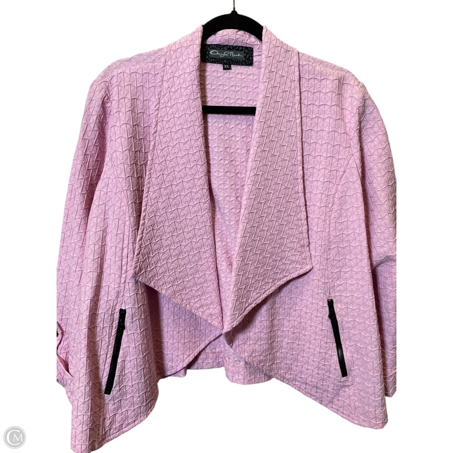 Blazer By Clothes Mentor In Pink, Size: Xl