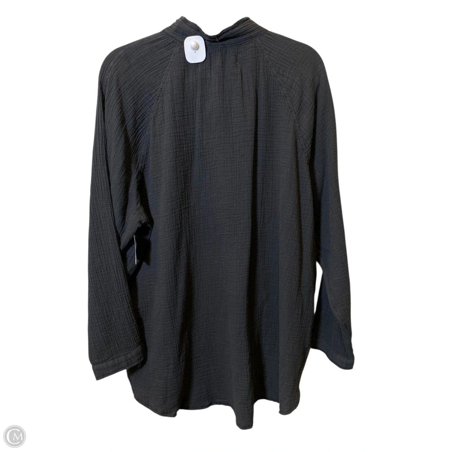 Blouse Long Sleeve By Free People In Black, Size: M