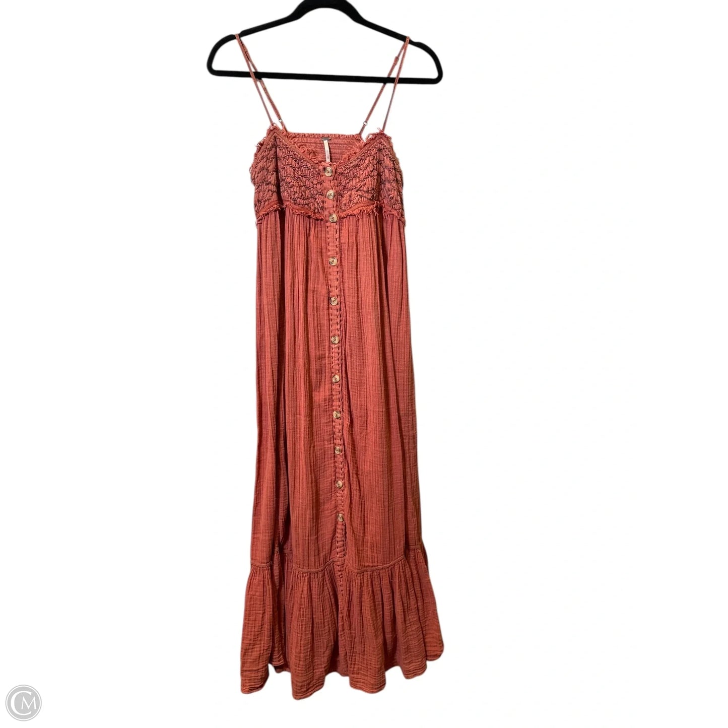 Dress Casual Maxi By Free People In Orange, Size: Xs