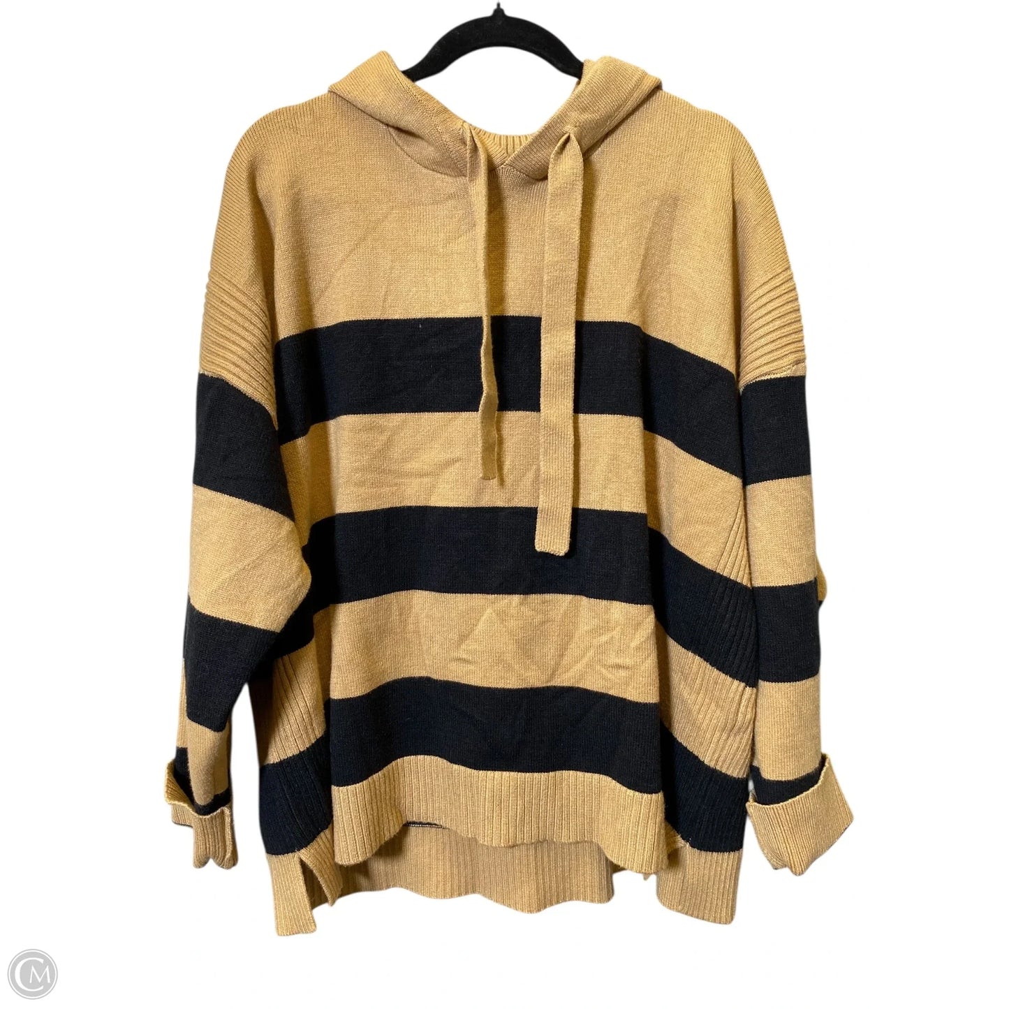 Sweater By Crown And Ivy In Black & Tan, Size: XXL