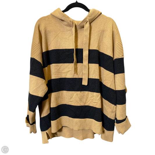 Sweater By Crown And Ivy In Black & Tan, Size: XXL