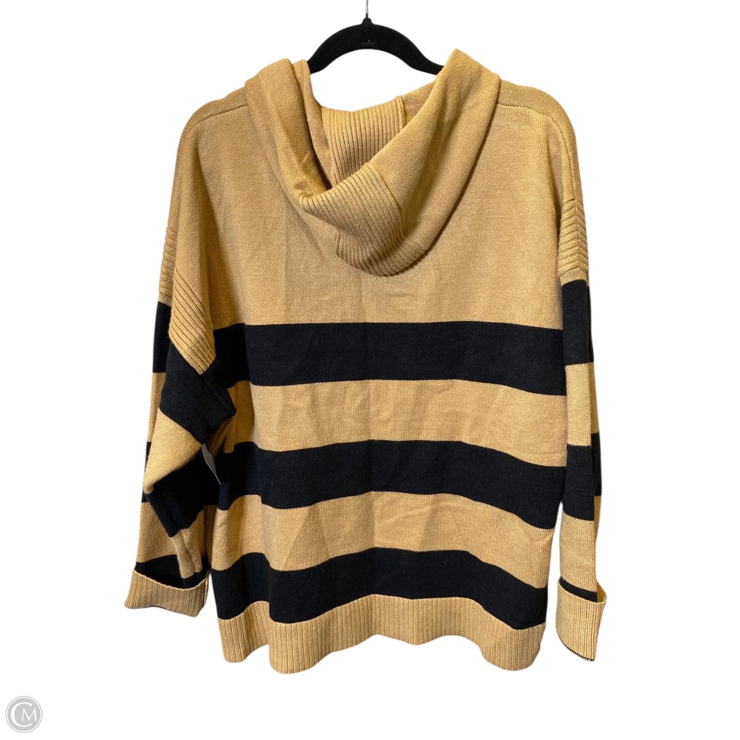 Sweater By Crown And Ivy In Black & Tan, Size: XXL