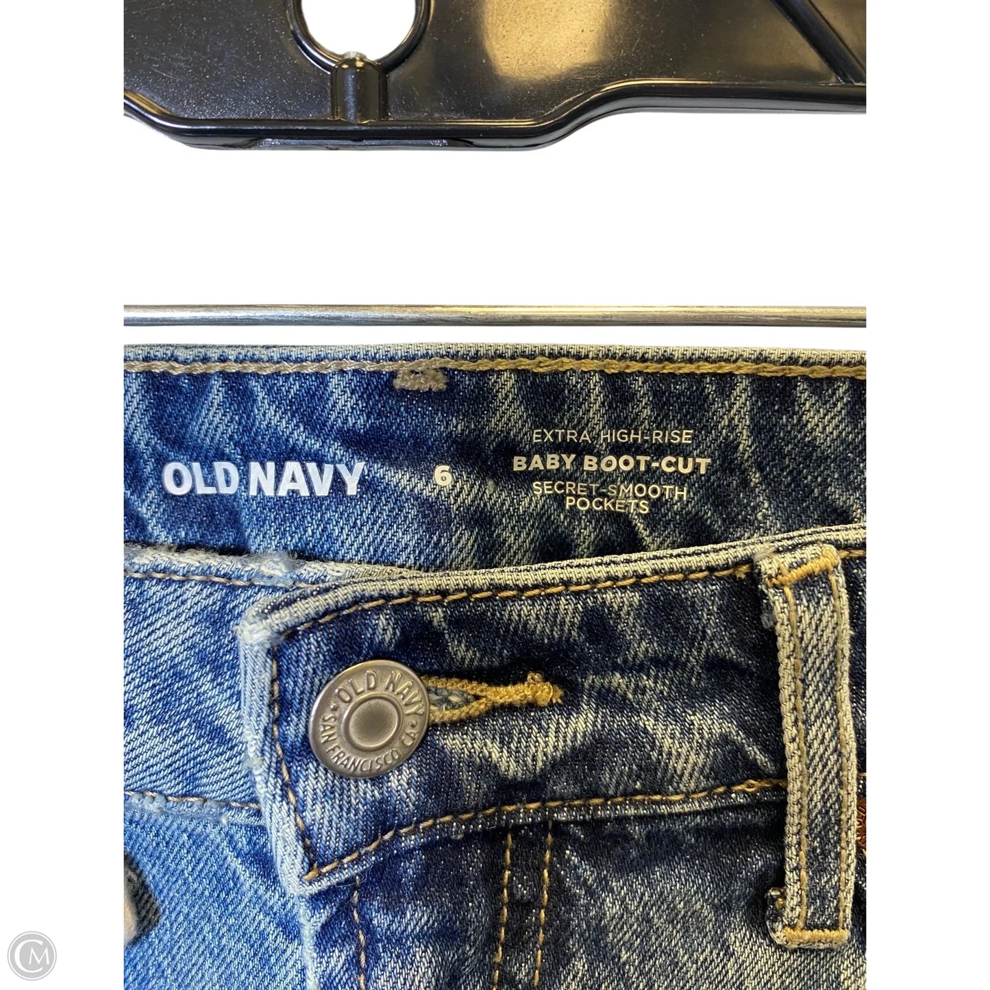 Jeans Boot Cut By Old Navy In Blue Denim, Size: 6