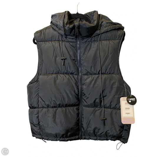 Jacket Puffer & Quilted By Ci Sono In Black, Size: L