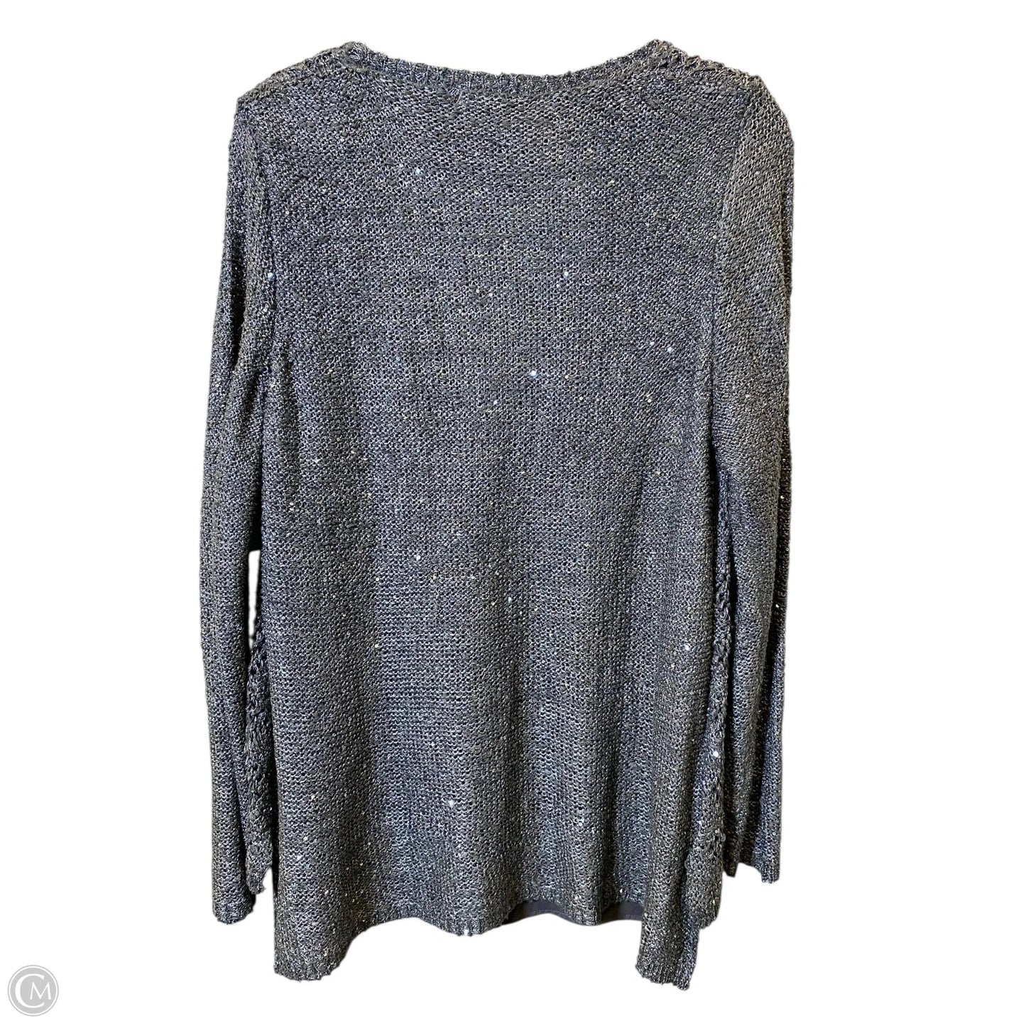 Sweater By Roz And Ali In Grey, Size: Xl