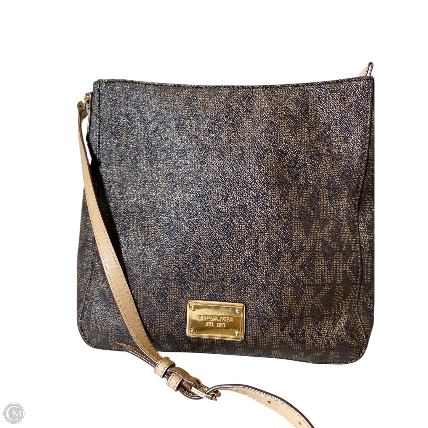 Crossbody Designer By Michael Kors, Size: Medium