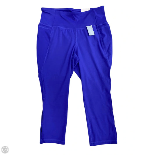 Athletic Leggings Capris By Lane Bryant In Purple, Size: 16