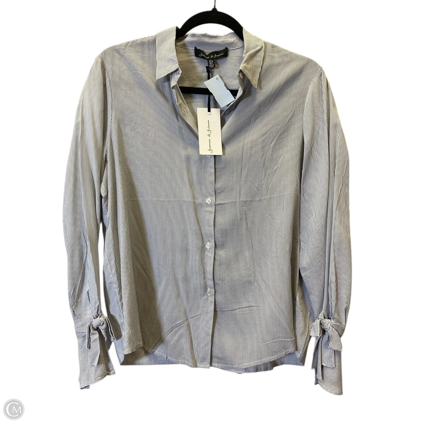 Top Long Sleeve By Clothes Mentor In Striped Pattern, Size: S